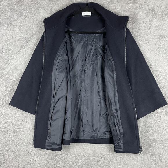 Akris Punto Jacket Womens 8 Wool Blend Bergdorf Goodman Modern Boxy Minimalist - Picture 12 of 16